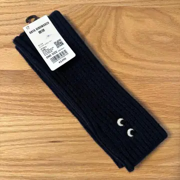 유니클로 ANYA HINDMARCH 니트 암워머 네이비