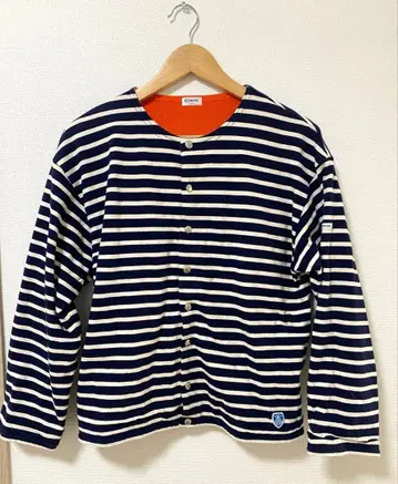 [ 새상품급 ] ORCIVAL 오르치발 보더 플리스 가디건 오렌지