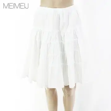 새상품 메이메이 제이 플레어 스커트 40 ESK732 M 사이즈 개더