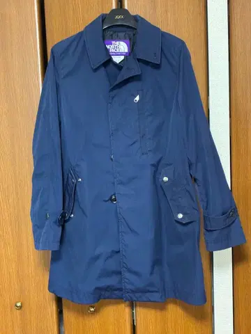 THE NORTH FACE 퍼플 라벨 스텐카라 코트 네이비