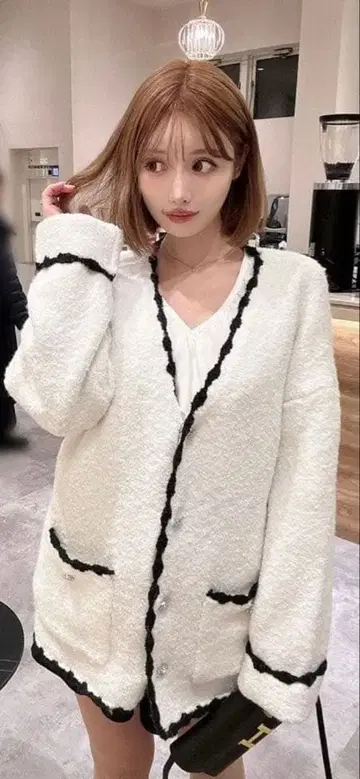 Rady 니트 코트 화이트 미사용 새상품