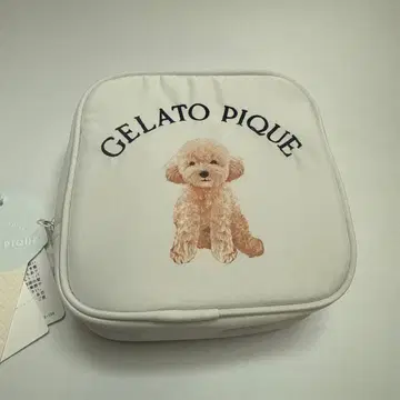 [ 미사용품 ] 젤라피케 토이 푸들 파우치 강아지