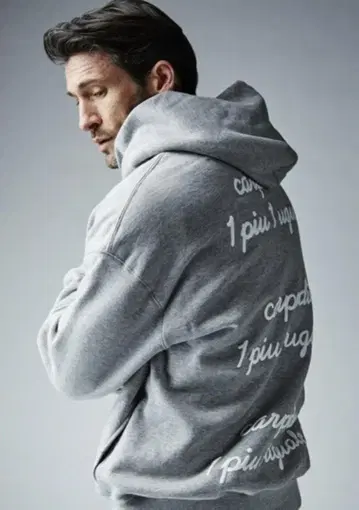 [ 새상품 ] 1PIU1UGUALE3 빅 로고 후드티 L