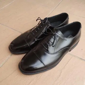 블랙 가죽 드레스 신발