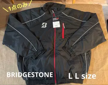 브릿지스톤 아우터 L L 안감 플리스 점퍼 블루종 발수 가공 미사용