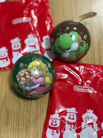 닌텐도 캐릭터 오너먼트 2세트