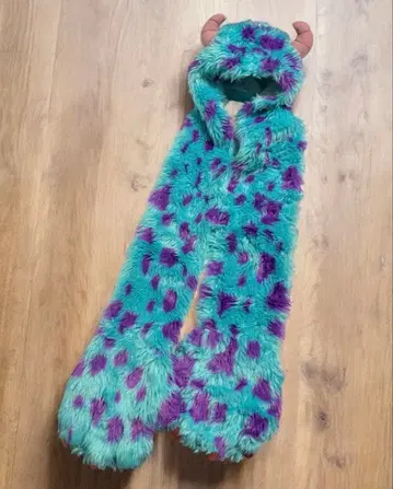 몬스터 주식회사 설리 머플러 캡 모자 퍼 팬캡