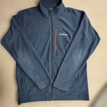 mont-bell 얇은 소재 플리스 자켓 네이비 L 사이즈