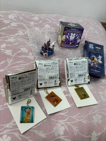 디즈니 금 참 컬러 체인징 카드 스푸키 피규어 고스트