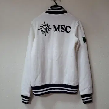 MSC 로고 화이트 맨투맨 S
