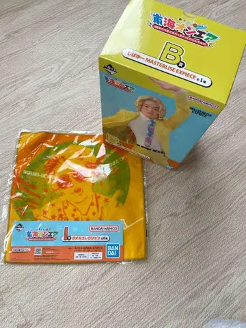 도카이 온에어 1번 복권 시바유 피규어, 타월 세트