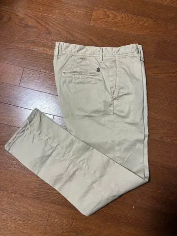 INCOTEX 슬림핏 치노 팬츠 베이지