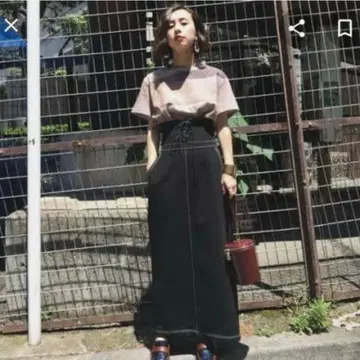 LACE UP HIGH WAIST SKIRT