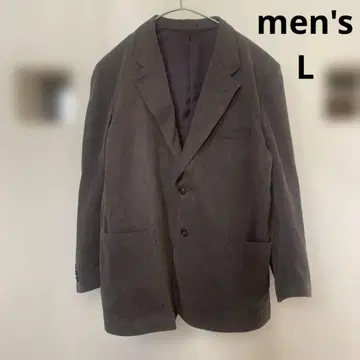 [ 세탁 완료 ] 남성용 L 싱글 자켓 그레이 안주머니 안감 포함 캐주얼