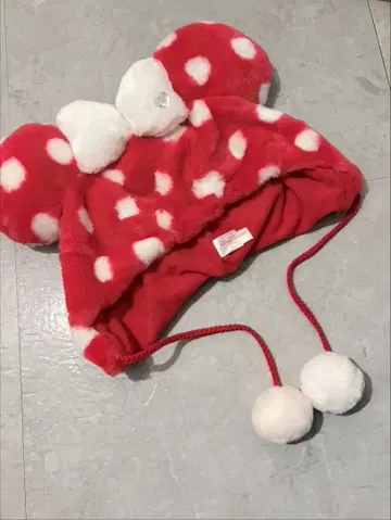 컨디션 최상 도쿄 디즈니 리조트 미니 마우스 팬캡