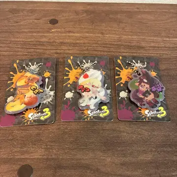 Splatoon 3 키링 3개 세트 (총 3종류)