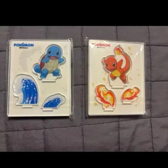 포켓몬 포켓몬스터 마이스탠드 아크릴 꼬부기,파이리 미개봉 일괄