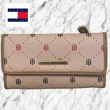 Tommy Hilfiger 접이식 장지갑 베이지