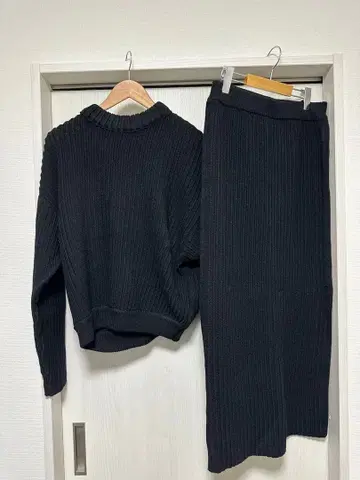 FREAK'S STORE 블랙 리브 셋업 M