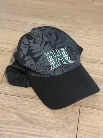 하와이 로고 캡 블랙