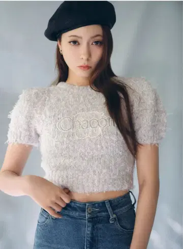 스나이델 Chacott 자카드 하프 풀오버