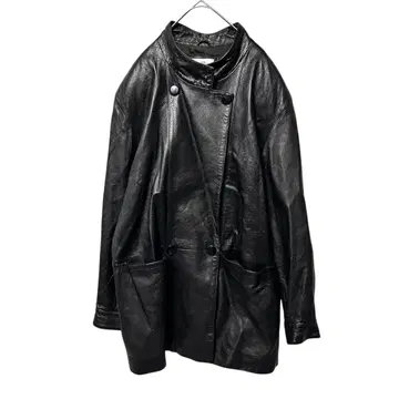 [ LEGGENDA ] 레전드 가죽 자켓 블루종 아우터 (F)