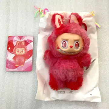 정품 POP MART LABUBU 러브브 에너지 love 사랑 빨간색