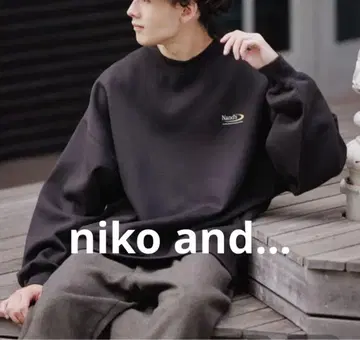 niko and - 원 포인트 속기모 풀오버 BIG