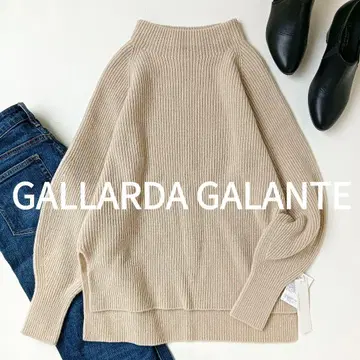 택 포함 새상품 개럴개런트 리브 보틀 니트 슬릿 루즈핏 스웨터