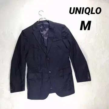 [ 유니클로 ] 테일러드 자켓 (M) 2B 블랙 비즈니스 캐주얼 백 오픈