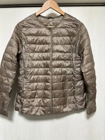 UNIQLO 브라운 다운 자켓