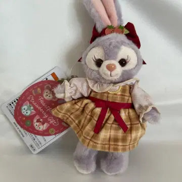 스텔라 루 인형 배지 하트 펠트 스트로베리 기프트