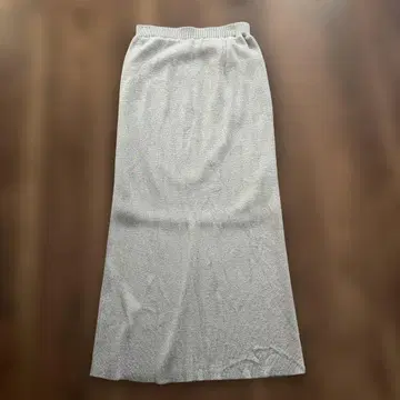 Thevon 실버 라메 슬릿 타이트 스커트 F 사이즈