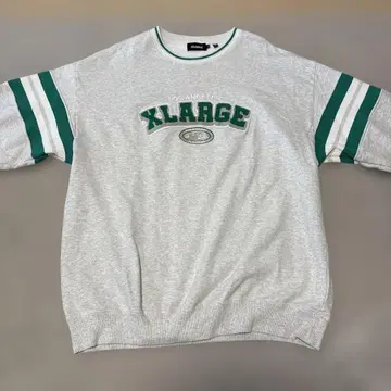 XLARGE 로스앤젤레스 그레이 그린 트레이닝복 맨투맨