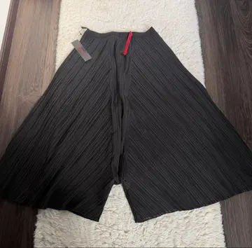 NOKO OHNNO 노코 오오노 플리츠 와이드 팬츠 블랙 40