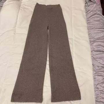 Gap 베이지 리브 와이드 팬츠