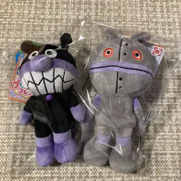 세균맨 다다단 봉제 인형 프리치이 비 2체 세트