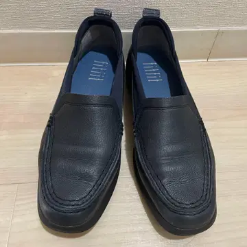 fitfit 로퍼 가죽 신발 다크 블루 23.5