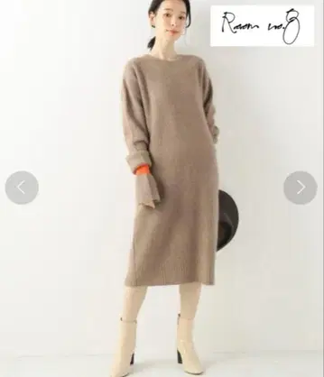 정가 50000엔 정도! Room no.8 색상 변경! 니트 원피스