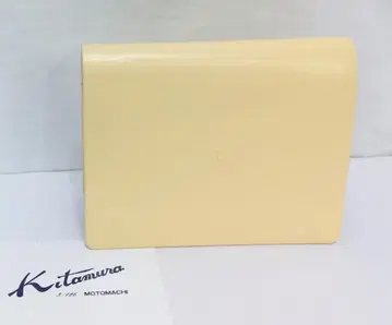 키타무라 가죽 접이식 지갑 베이지