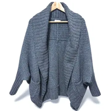 아나텔리어 울 70% 니트 가디건 다크 그레이 M anatelier