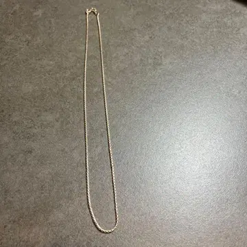 실버 체인 목걸이