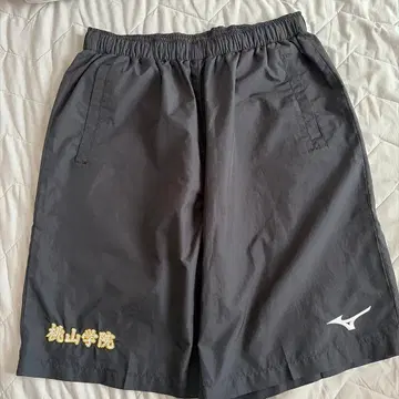 모모야마 학원 로고 자수 숏팬츠