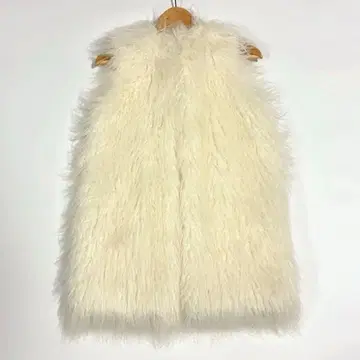 [ 새상품급 ] Rouge vif 퍼 베스트 에코퍼 아바하우스 롱