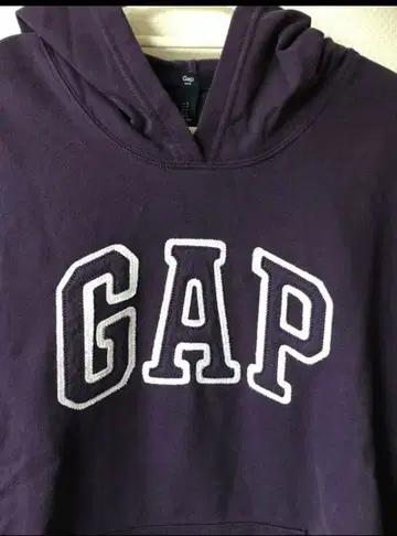 (레어템) GAP 여성용 후드 부착 후드티 S 보라색