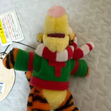 티거 2000년 크리스마스 인형 배지 마스코트 미사용 새상품