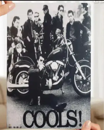 양철 간판 / 일본 로큰롤 밴드 [쿨스 (COOLS)] 메탈 포스터