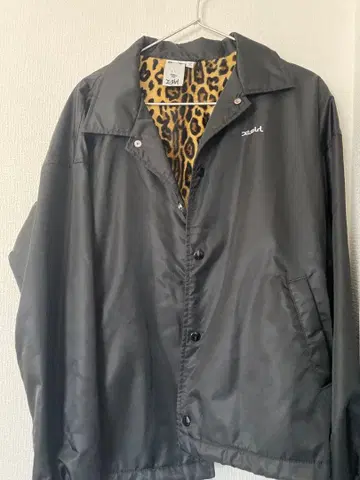 xgirl 블랙 레오파드 무늬 안감 자켓