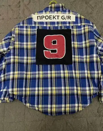 당일 발송 PROJECT /GR 체크 무늬 플란넬 셔츠 1