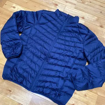 Lapasa 네이비 다운 자켓 풀 집업